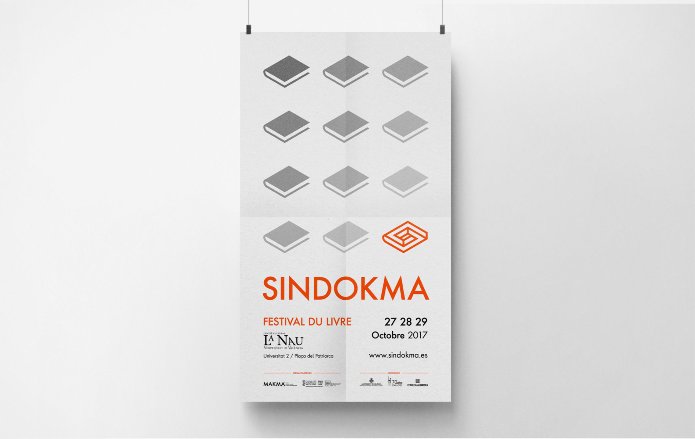 Conception de l’affiche du Festival du livre Sindokma